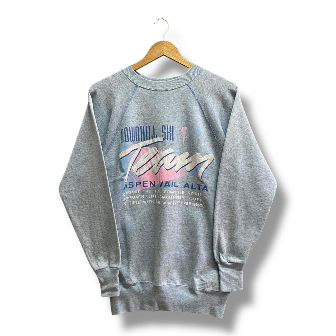 Sweat Vintage Années 90 Santa Ann Star Casino - Bleu Avec Logo Ballon - Taille M - Occasion Très Bon état