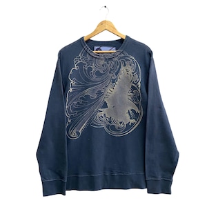 Vintage Gap Athletic Blue Sweatshirt Large Gap Sports Crewneck Gap Athletics  Sweater Pullover Gap Sportswear Graphic Print Logo Jumper