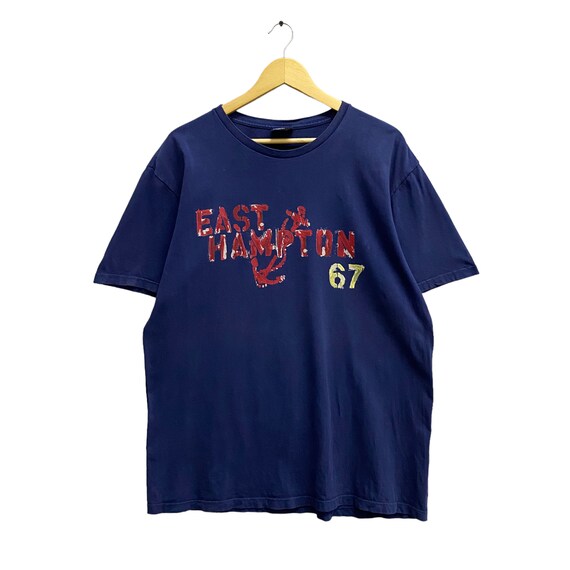 Vintage Polo Ralph Lauren East Hampton 67 Navy Tshirt Size Large Polo Ralph Lauren Crewneck Polo Ralph Lauren Sweater Pullover Print Logo Etsy UK