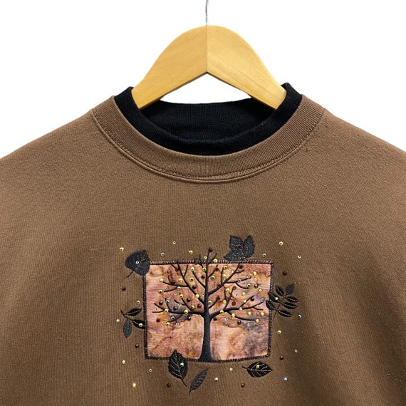 Vintage Day Breeze Brown Unisex Sweatshirt Large Day Brezze