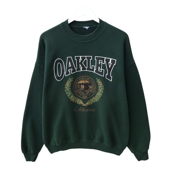 Vintage Oakley California Green Sweatshirt Size Xlarge Vintage Oakley California Green Sweatshirt Size Xlarge