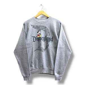 Vintage Disney Resort Grey Sweatshirt SMALL Mickey Mouse Crewneck Mickey Minnie Goofy Pluto Sweater Pullover Print Logo Disneyland Jumper