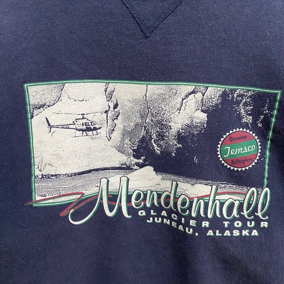 Vintage Mendenhall Glacier Alaska Sweatshirt Alas… - image 3