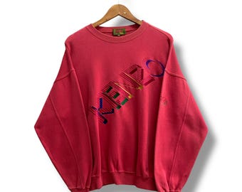 Vintage Kenzo Golf Half Zipper Sweatshirt Small Kenzo Embroidery