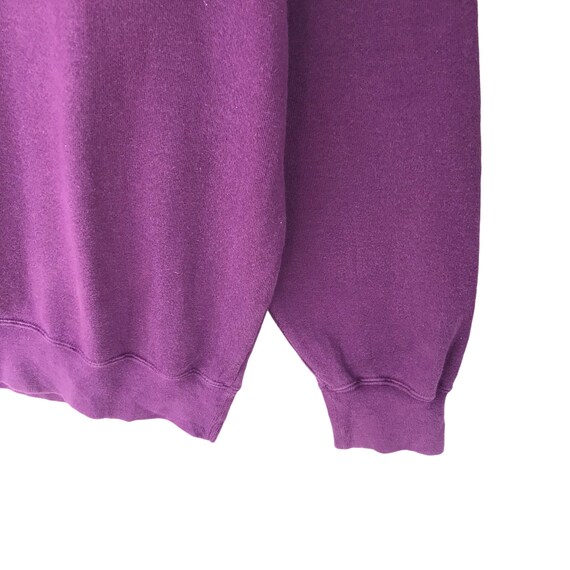 Vintage 90s Elle Homme Paris Purple Sweatshirt Me… - image 4