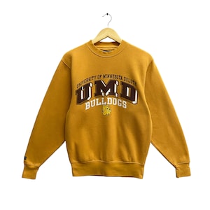 Vintage Y2K University Minnesota Duluth Sweatshirt SMALL Minnesota Crewneck Minnesota Sweater Pullover Minnesota Duluth Print Logo Jumper