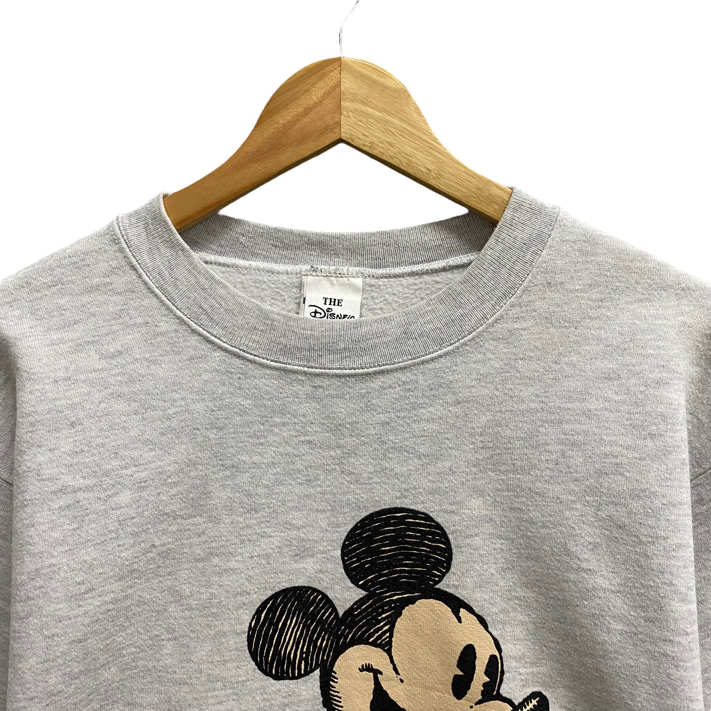 Vintage 90s Mickey Mouse Grey Sweatshirt Medium Mickey Crewneck Disney Mickey Mouse Sweater Pullover Minnie Mouse Cartoon Mickey Logo Print Etsy