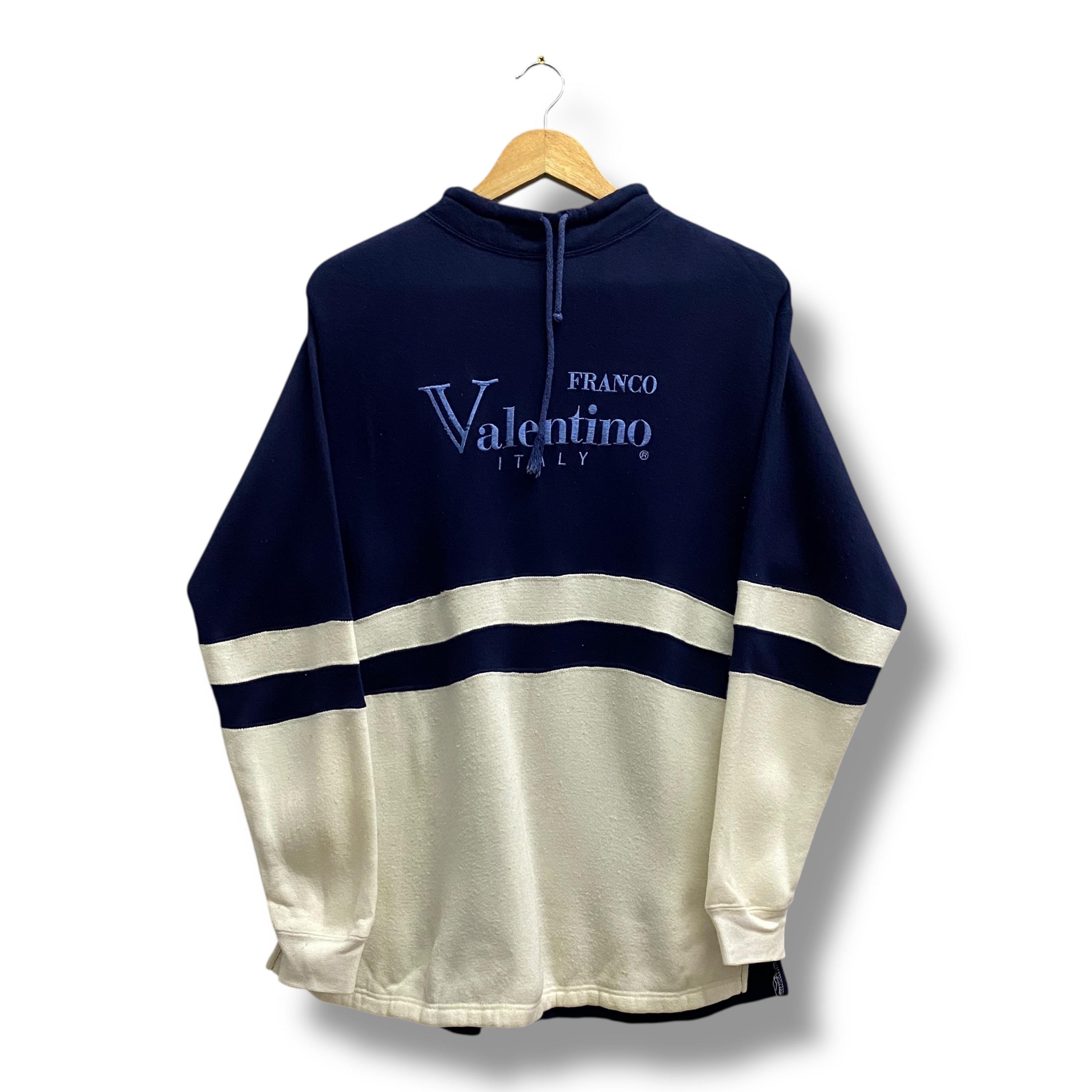 Pull Marin Valentino Vintage - Couleur Bleu Marine - Taille 38 - Occasion Très Bon état