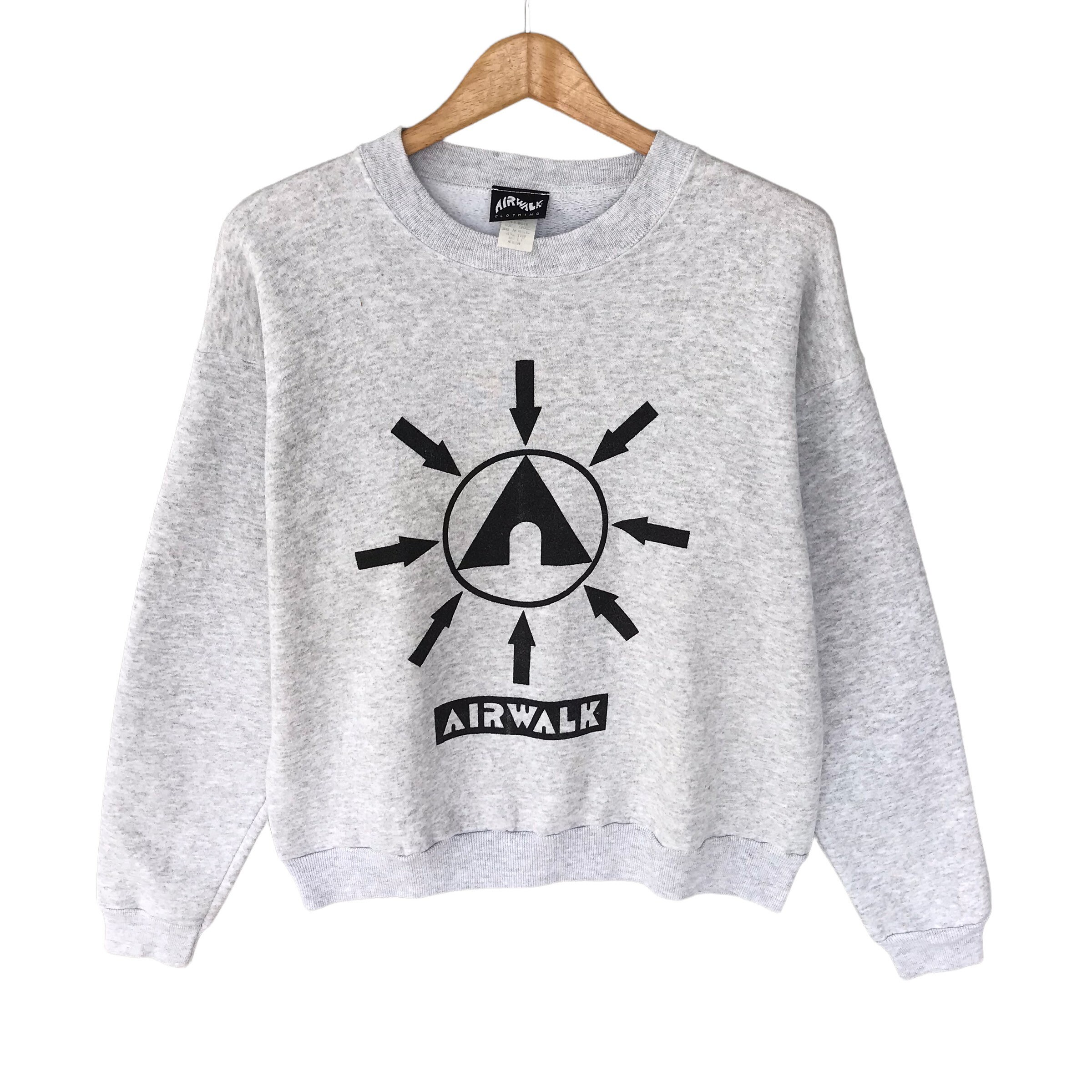 Vintage 90s Airwalk Biglogo Print Crewneck Sweatshirt Pullover - Etsy Norway