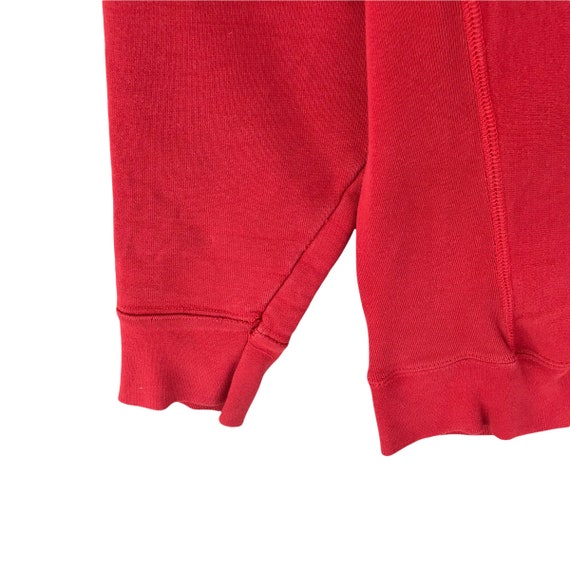 Vintage 90s Indiana University Red Sweatshirt Sma… - image 6