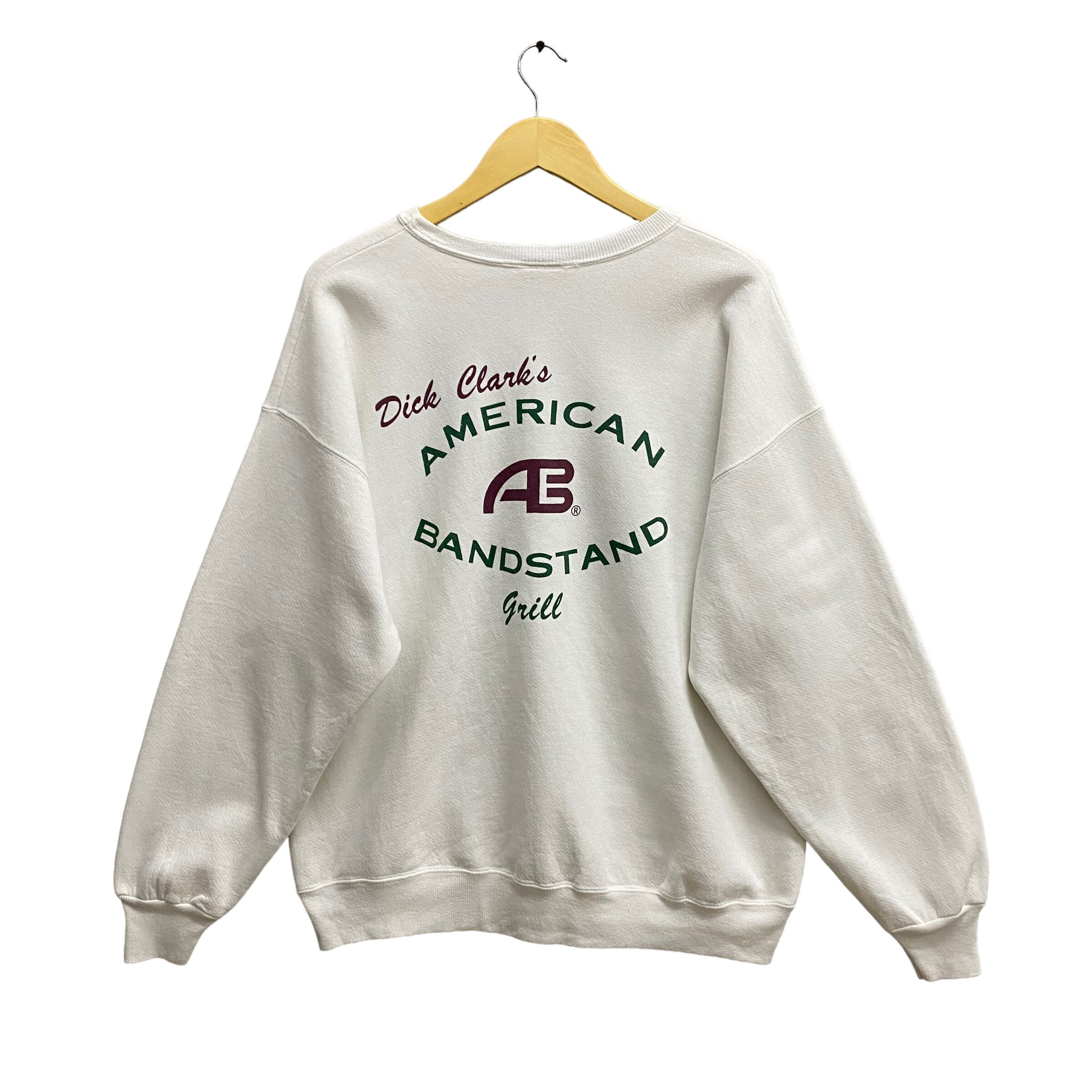 Vintage American Bandstand White Sweatshirt Size Xlarge Vintage American Bandstand White Sweatshirt Size Xlarge