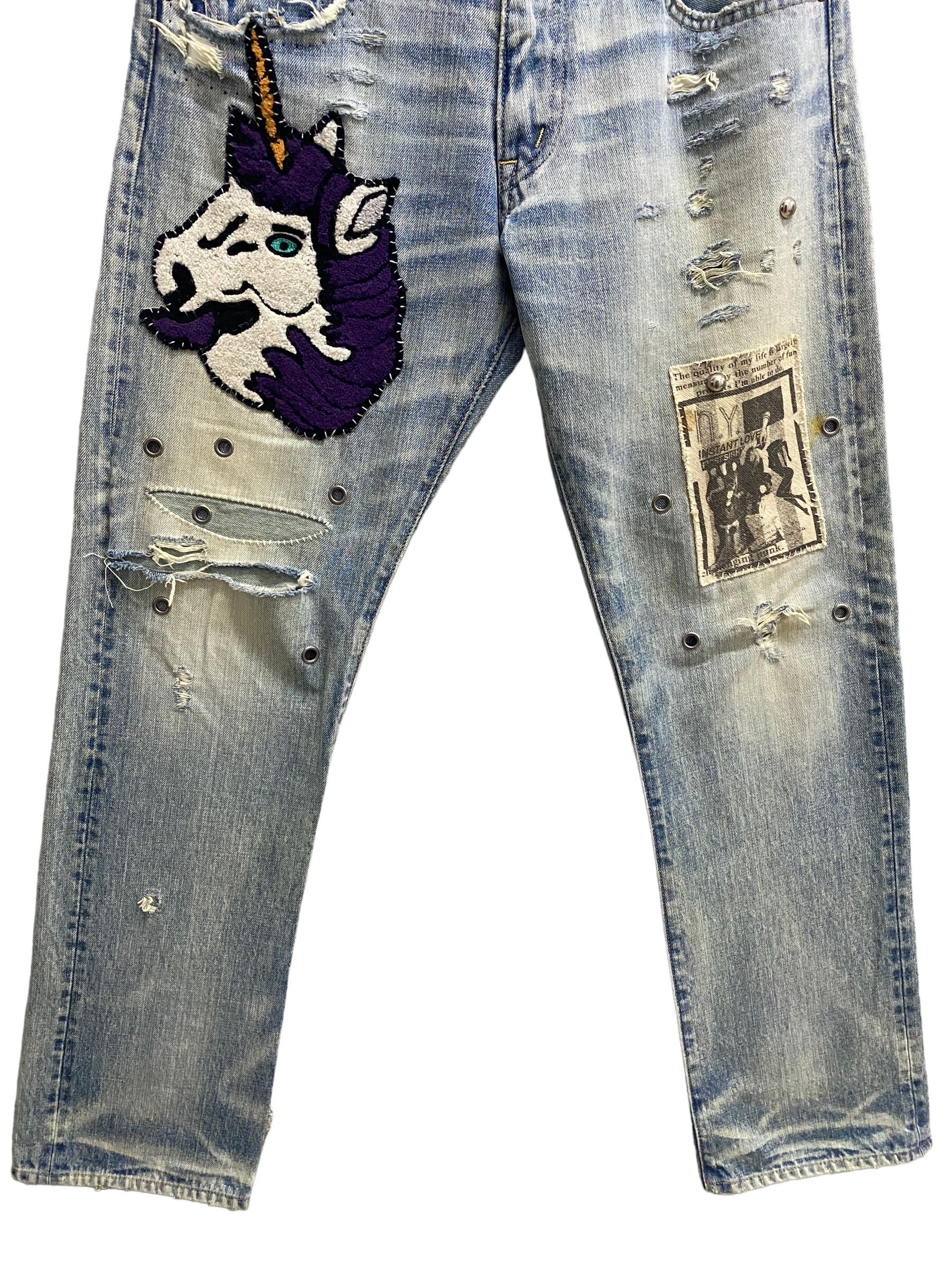 Vintage Japanese Brand RNA Inc.slang Jeans Size 32 Rna Slang Zipper Fly Denim Rna Slang