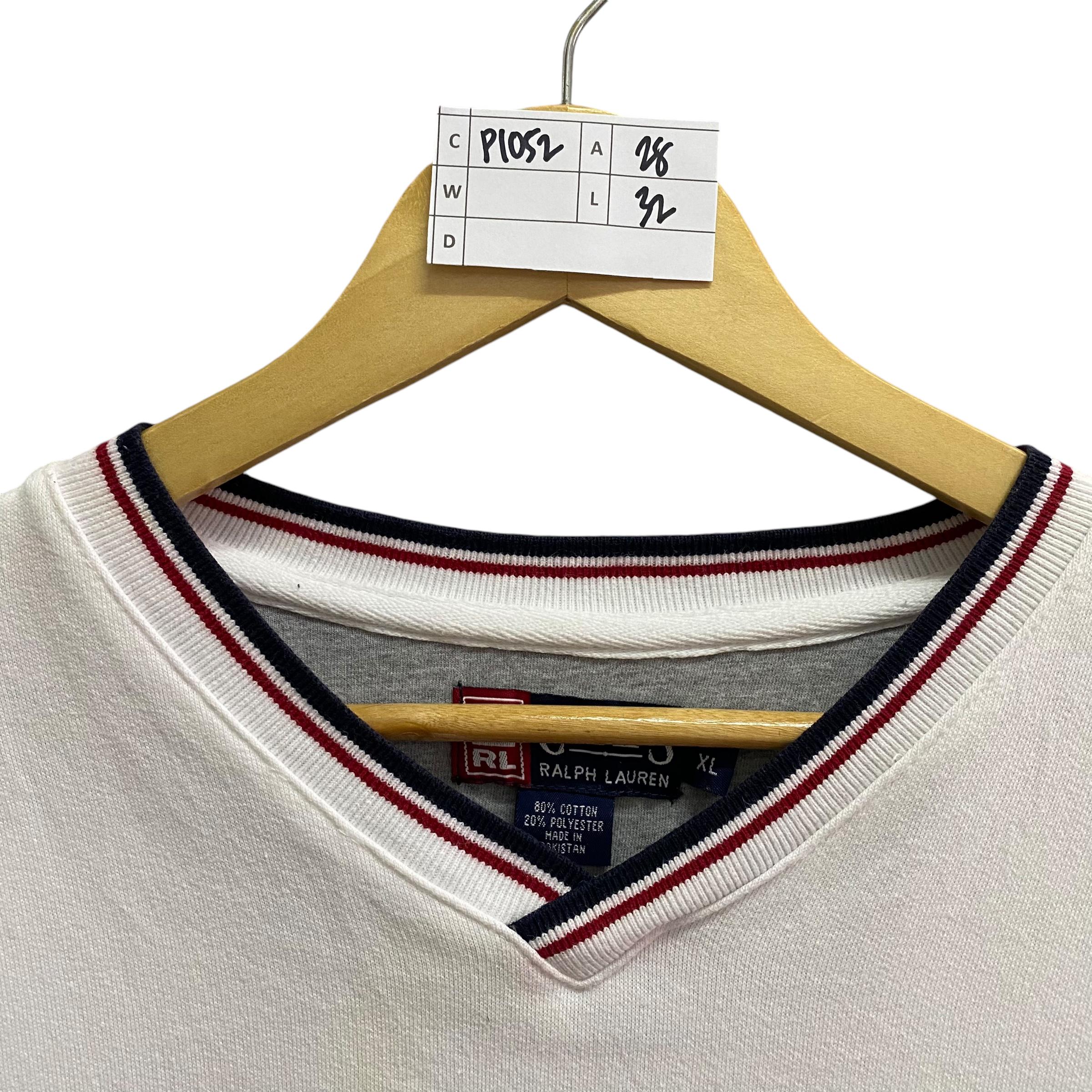 CHAPS Women's Vintage Athletic Graphic Fleece Crewneck Sweatshirt - Relaxed Fit Pullover - View #8