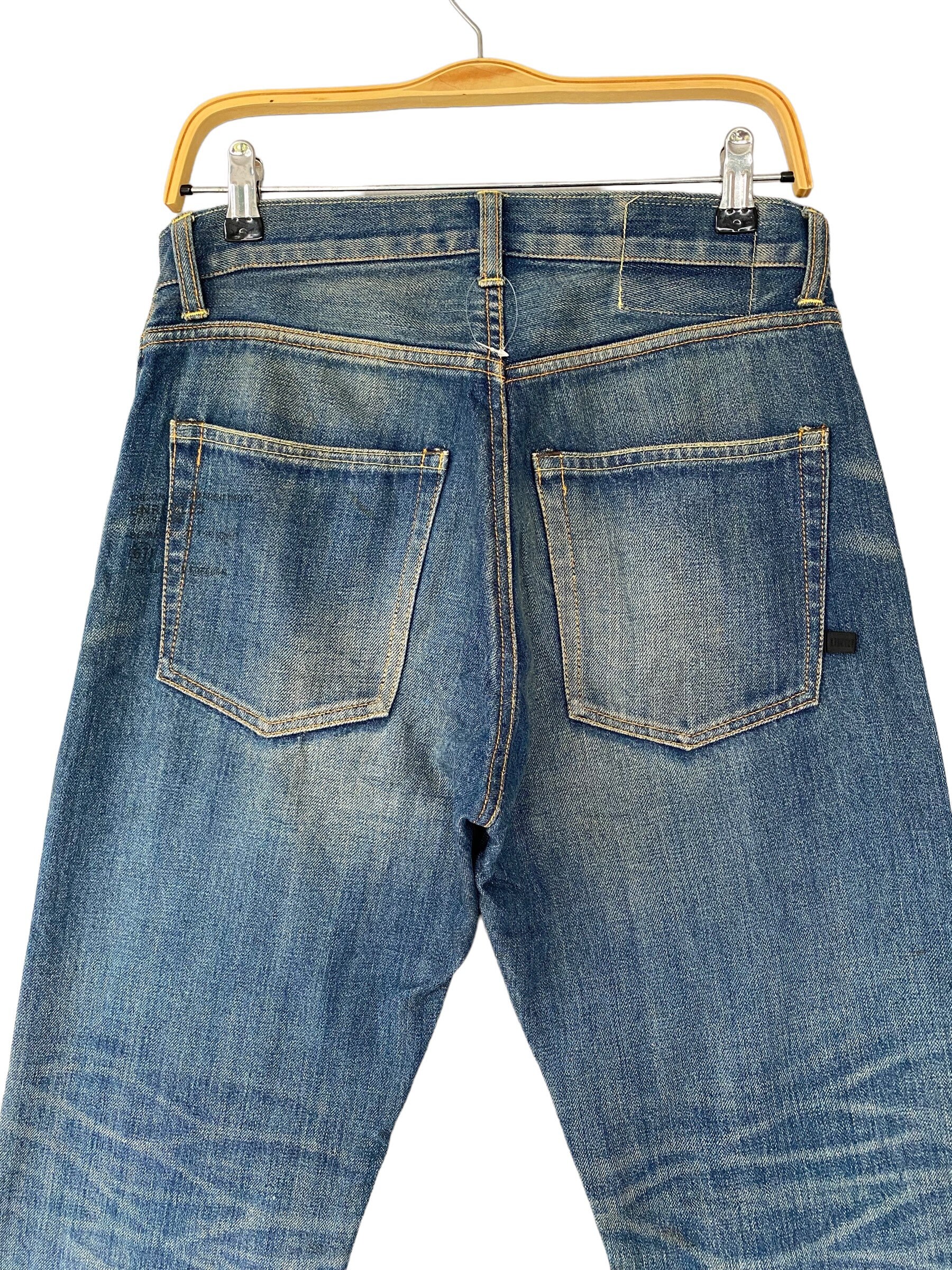 Vintage Unrivaled Selvedge Light Blue Jeans 32 Unrivaled Zipper