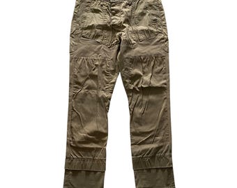 Vintage Marithe Francois Girbaud Men's Wide Leg Cargo Jeans 38 X