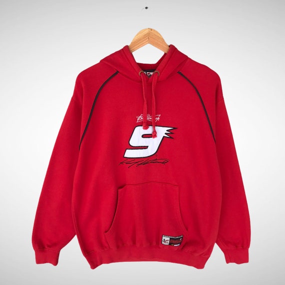 Vintage Nascar Kasey Kahne Red Hoodie Nascar Crew… - image 1