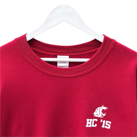 Vintage Cougar Football Red Sweatshirt Large Coug… - image 3