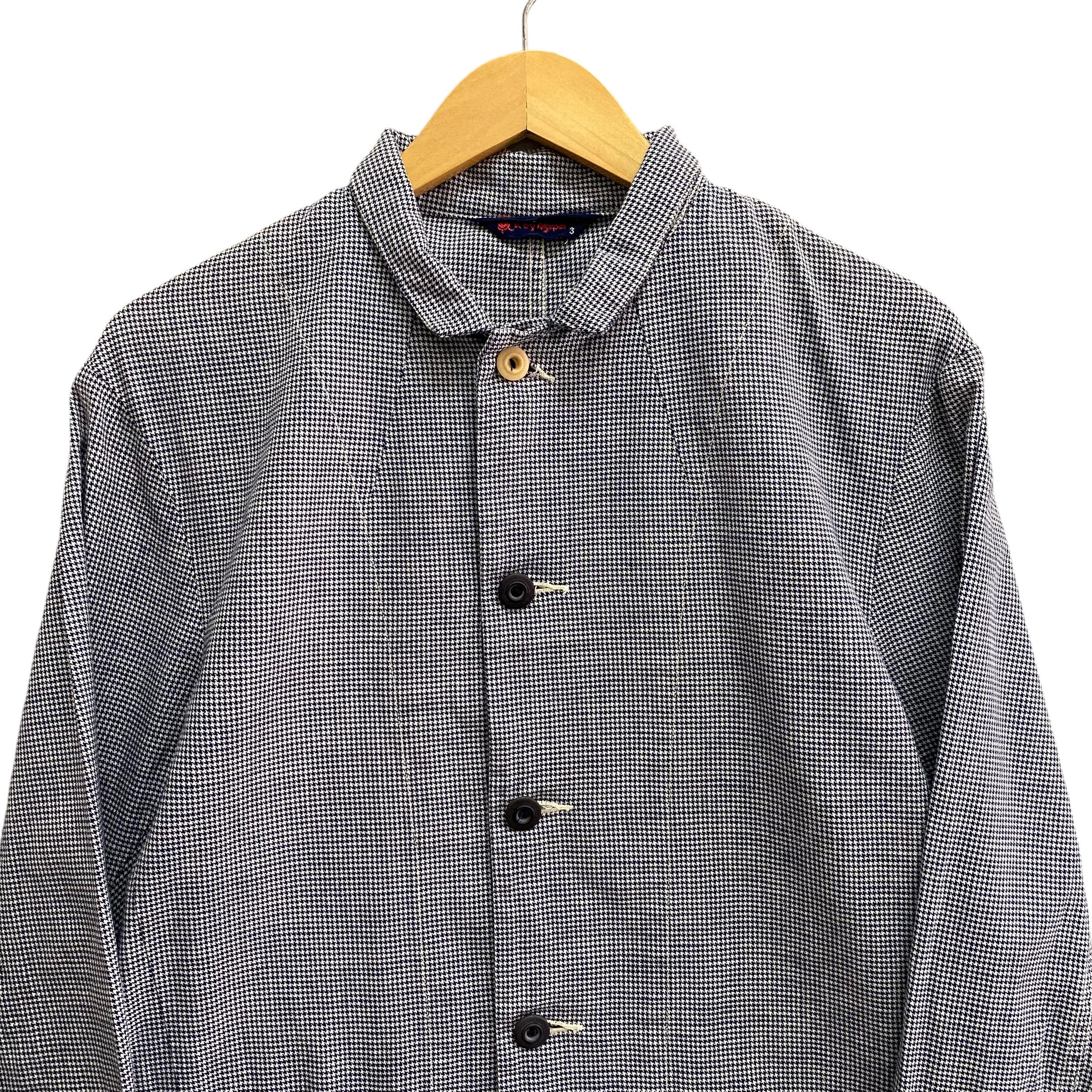 Vintage Japanese Brand 45rpm Hickory Striped Workwear Jacket