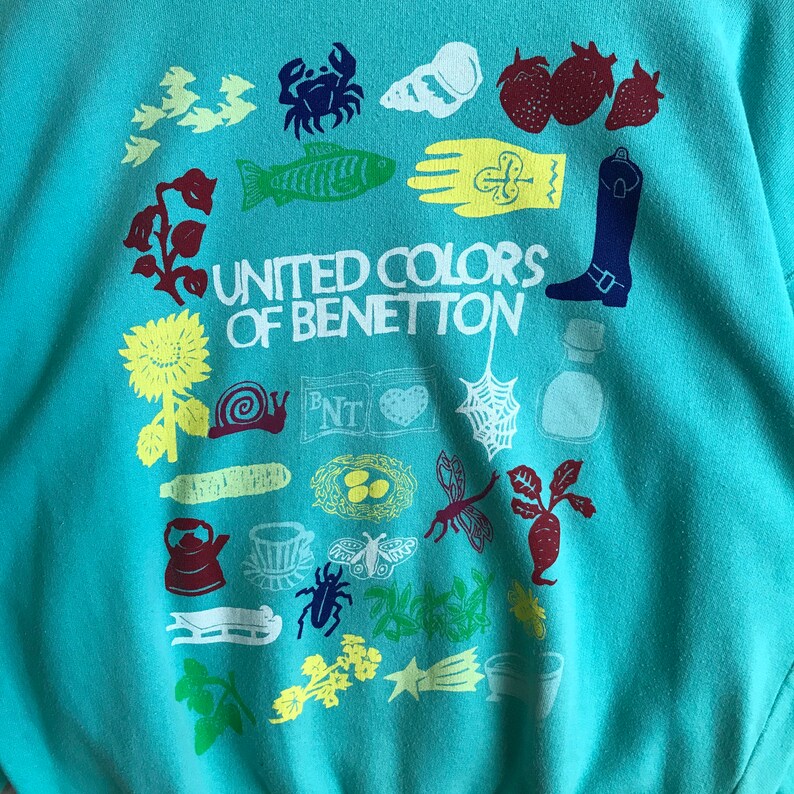 United Colors Of Benetton Unisex Baby Pullover - Streifen Mit Hasen Design