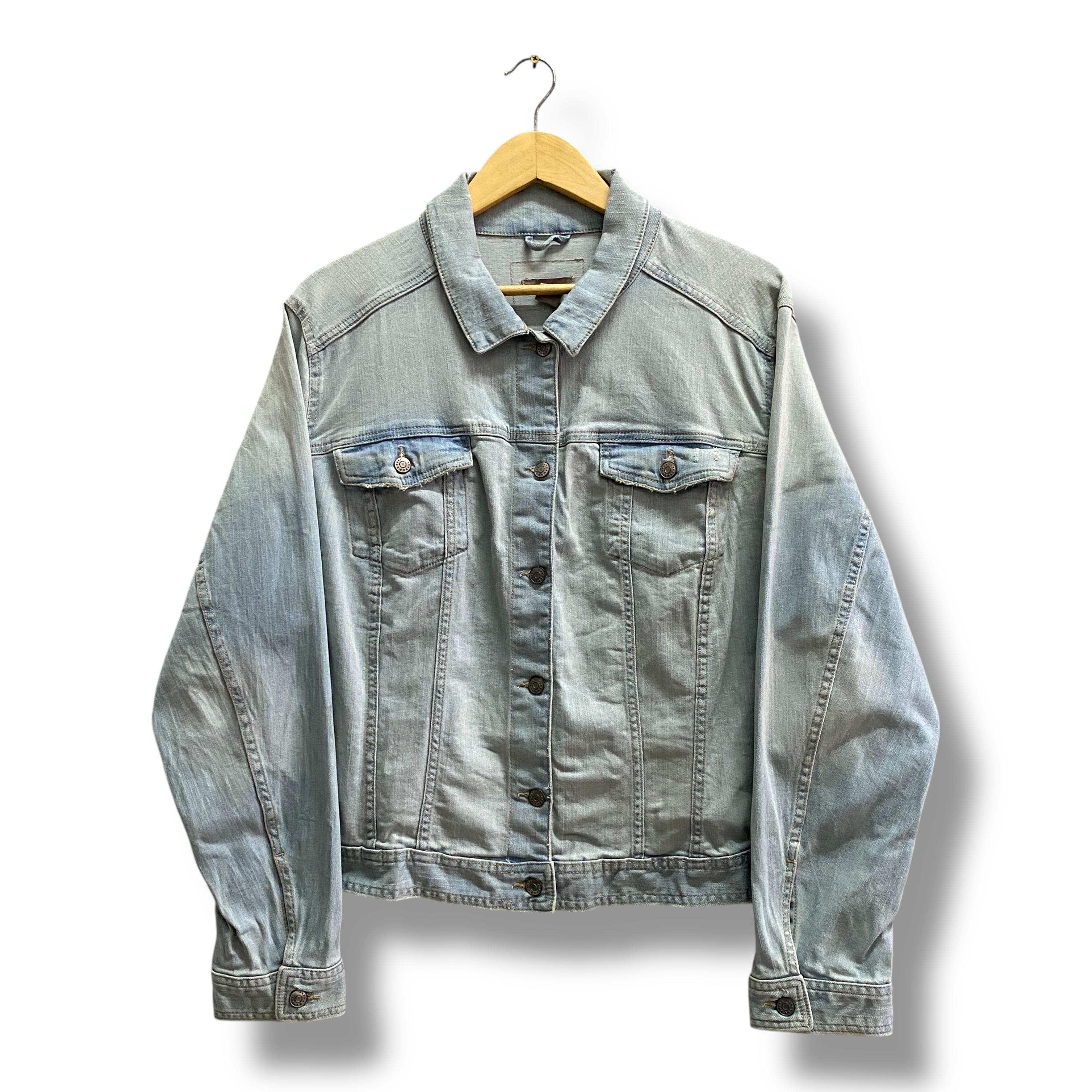 ヴィンテージ Y2K H&M ユニセックス バギー トラッカー ジャケット L 