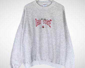 Ohio state embroidered sweatshirt Clearance