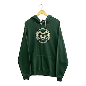Vintage Colorado State University Hoodie XLARGE Colorado State Crewneck Colorado State Sweater Pullover Embroidered Logo University Jumper