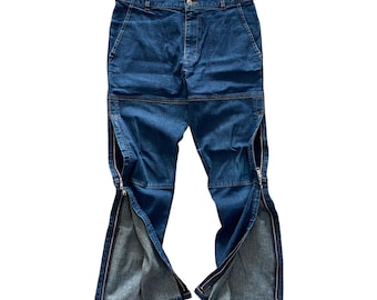 Pantalones vaqueros vintage Cabane de Zucca, diseño japonés, estilo casual urbano, talla 31