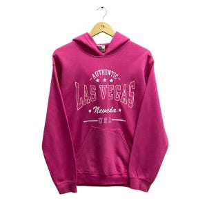Sudadera con capucha vintage auténtica de Las Vegas, talla XL, cuello redondo de Las Vegas Nevada, suéter de Las Vegas Nevada, jersey con el logotipo estampado de Las Vegas Nevada