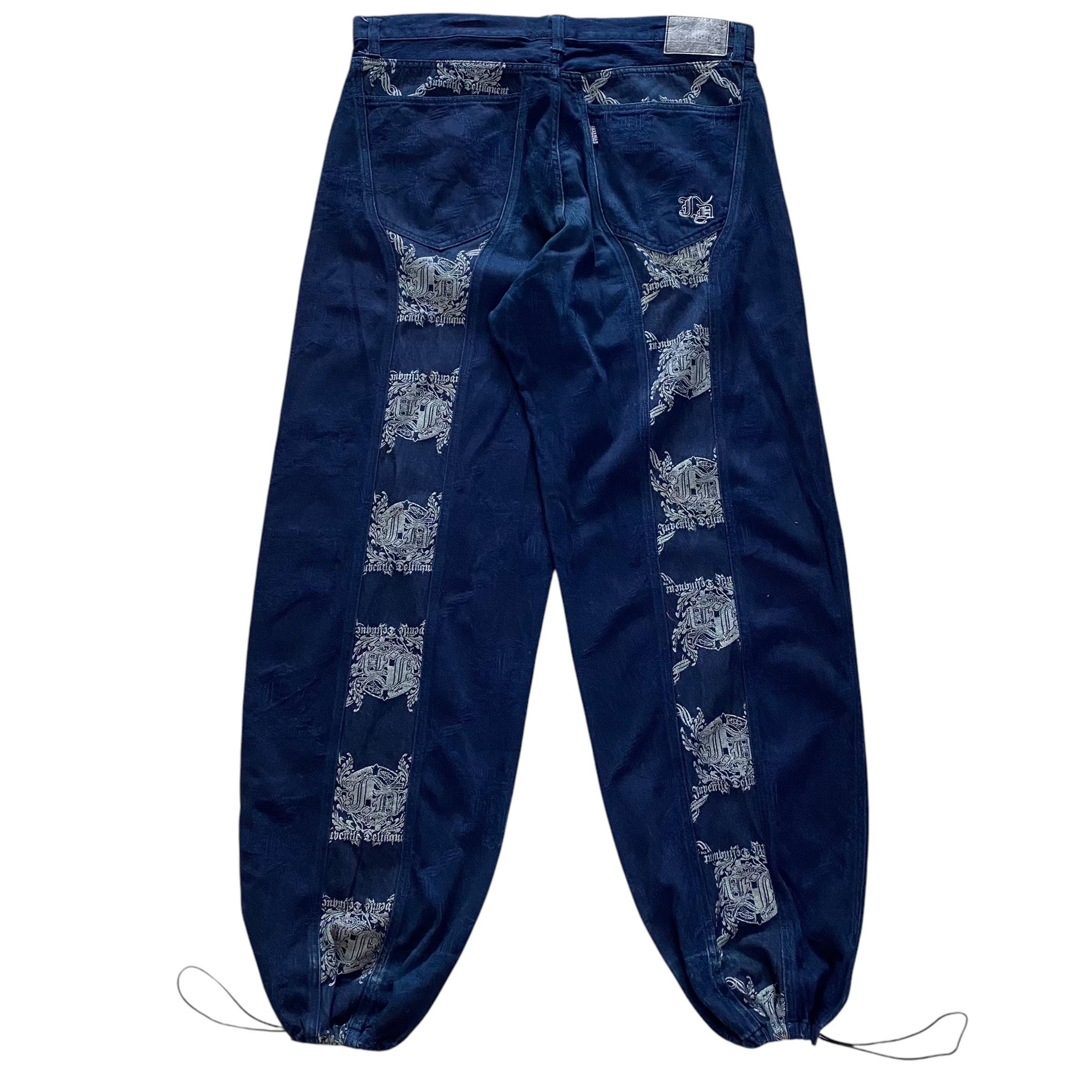 juvenile delinquent デニム　メンズ Vintage 90's Juvenile Delinquent Blue Jeans Baggy W39 Juvenile