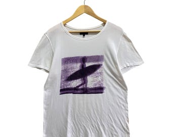 A.P.C. Shirt Vintage 90's A.P.C. Stripe Tee T Shirt Made in France