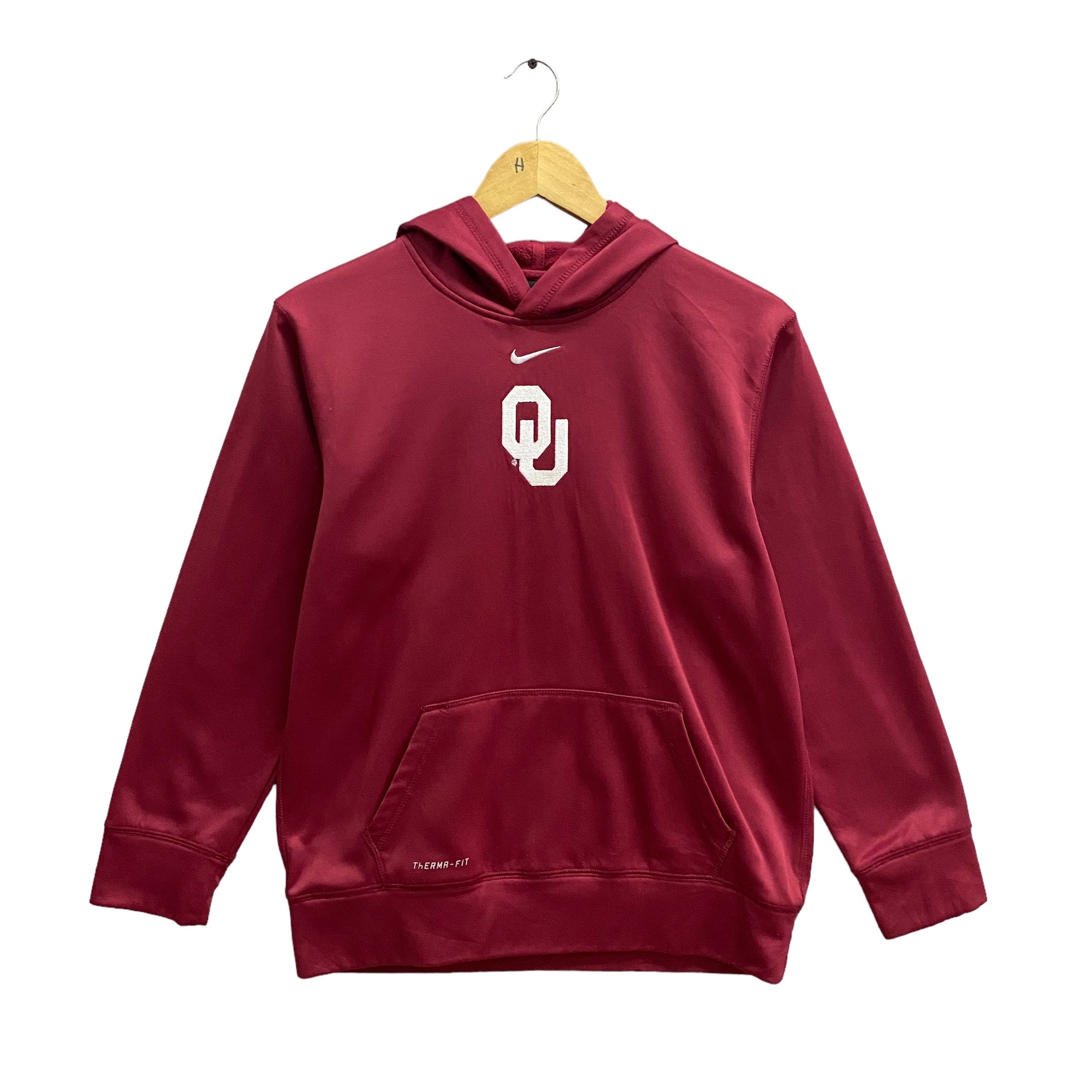 Vintage 00s Nike Center Oklahoma Sooners Red Hoodie Youth