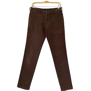 Vintage 00s Abahouse Brown Trousers Pant Size 30 Abahouse Japanese Brand Zipper Fly Faded Wash Skinny Casual Trousers Pant Abahouse