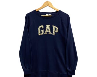 Y2K Gap Long Sleeve Shirt Vintage 2000 Gap Jumper Pullover Black