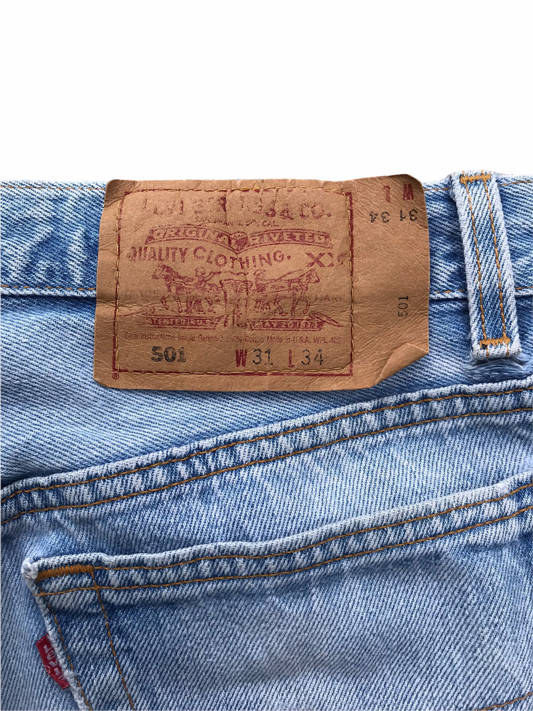 Vintage 90s Levis 501 Light Blue Jeans Size 30 Levis 501 Vintage 90s Levis 501 Light Blue Jeans Size 30 Levis 501