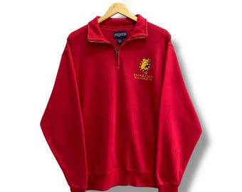 Vintage Ferris State University tröja stor broderad collegetröja unisex tröja campuskläder examenspresent storlek L