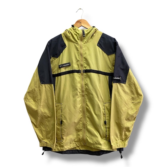 Vintage Y2K Columbia Color Block Windbreaker Jacket - Size Small 