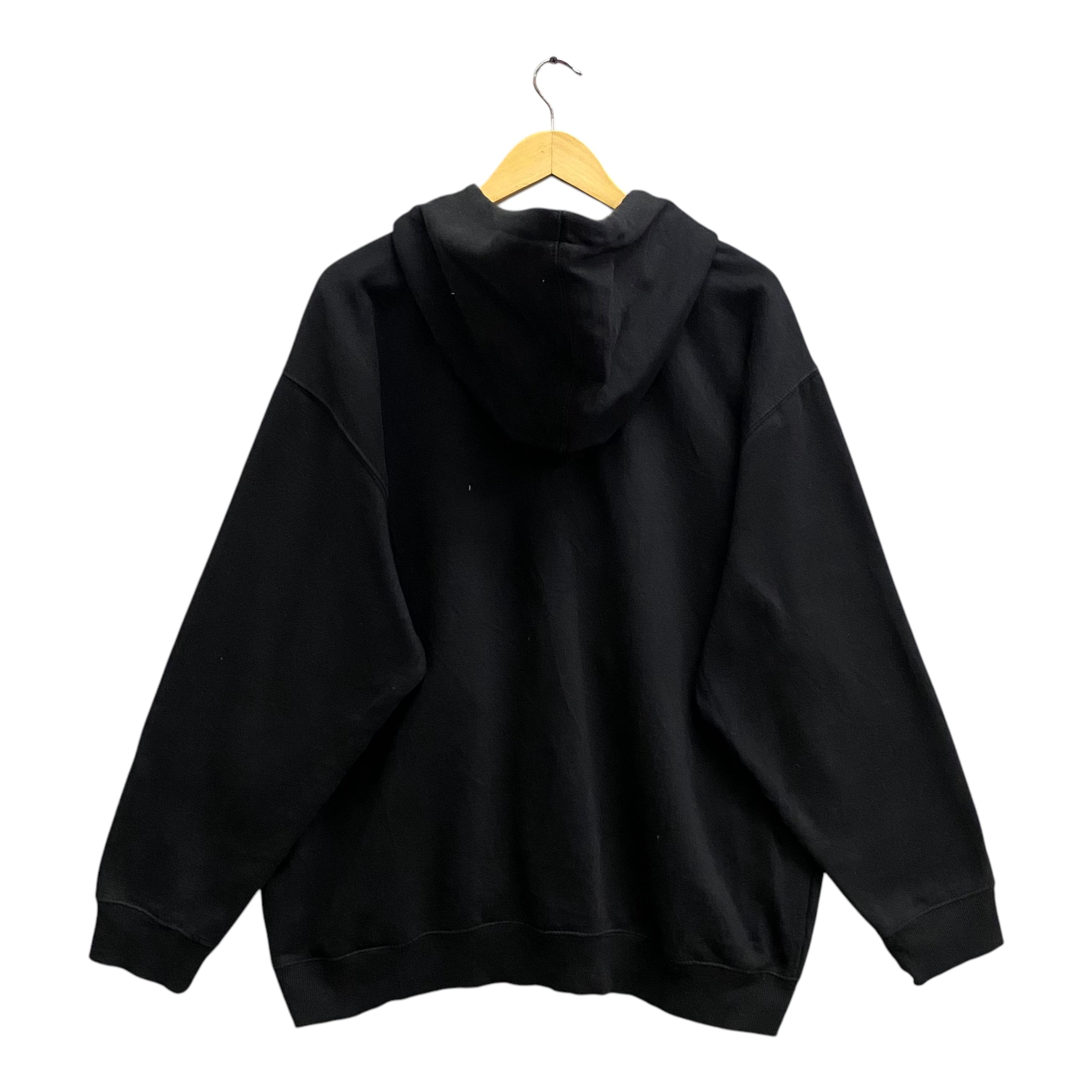Vintage Y2K Us.polo Association Black Baggy Hoodie XLARGE Us Polo