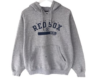 Vintage Boston Red Sox Hoodie Pullover Jumper Streetwear 