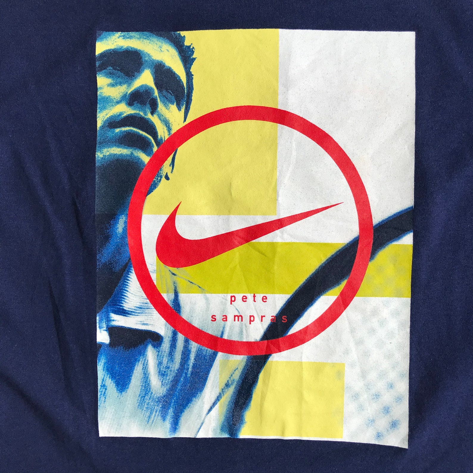 Vintage Nike Pete Sampras Biglogo Print Tshirt Nike Pete - Etsy