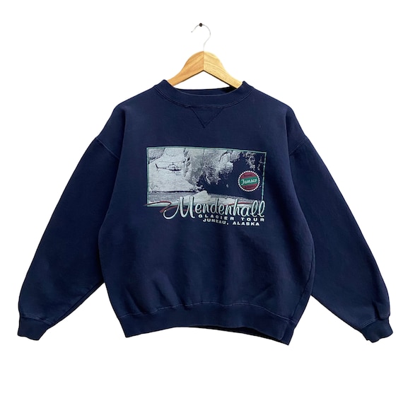 Vintage Mendenhall Glacier Alaska Sweatshirt Alas… - image 1