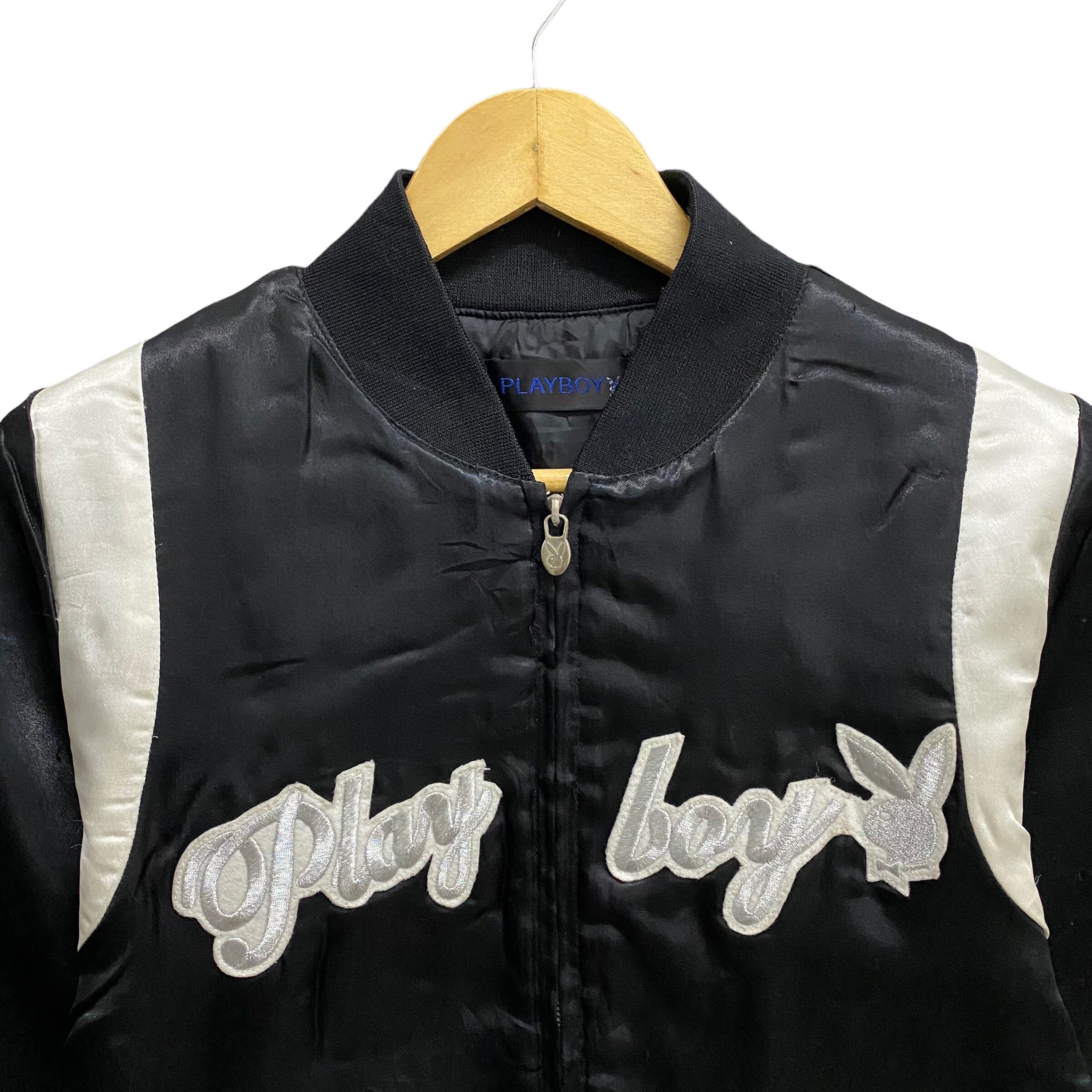 Vintage playboy varsity bomber jacket. Genuine | Depop