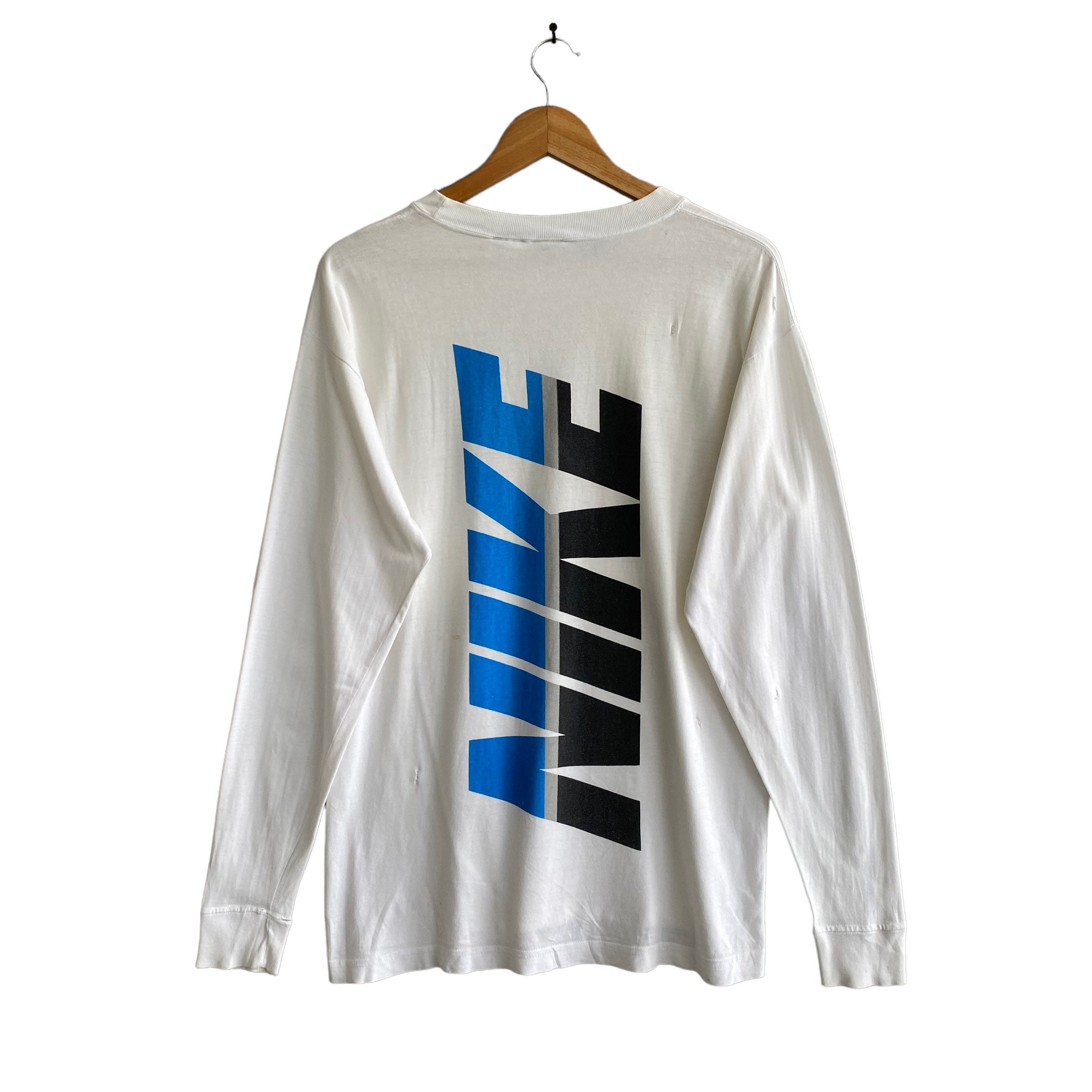 ヴィンテージ ナイキ ブロックロゴ ロングスリーブ Tシャツ ミディアム 