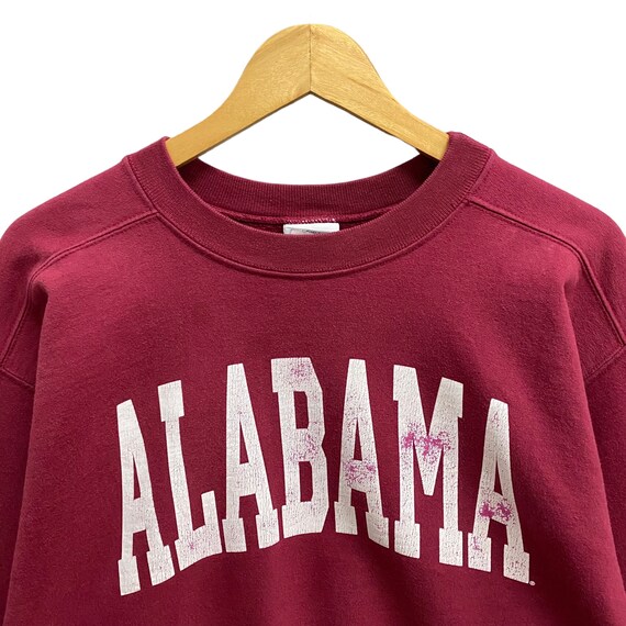 Vintage 90s University Alabama Red Sweatshirt Medium Alabama