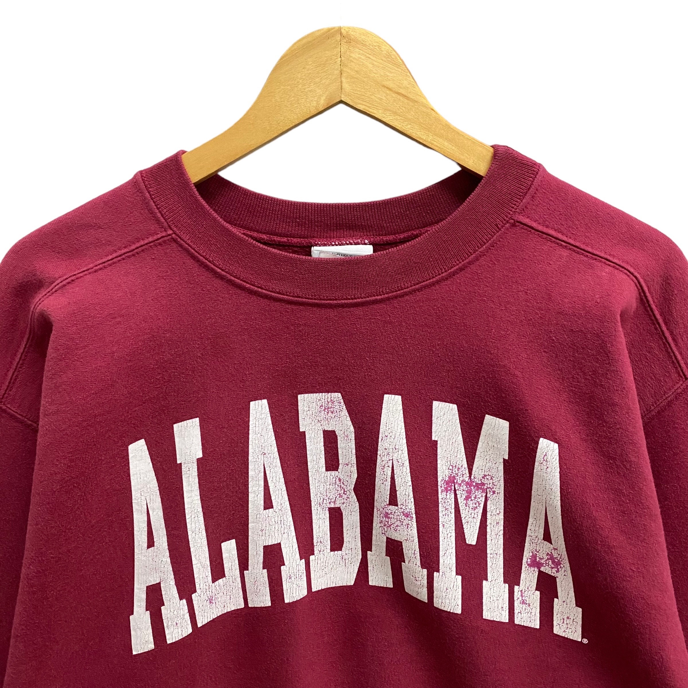 Vintage 90s University Alabama Red Sweatshirt Medium Alabama