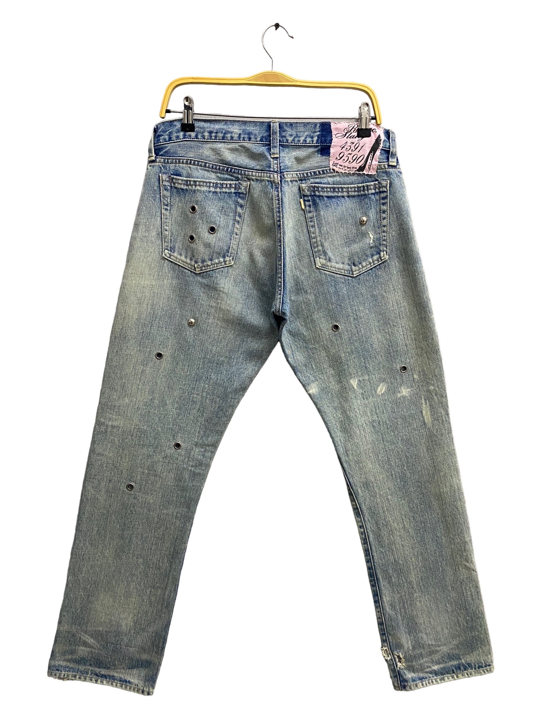 Vintage Japanese Brand RNA Inc.slang Jeans Size 32 Rna Slang Zipper Fly Denim Rna Slang