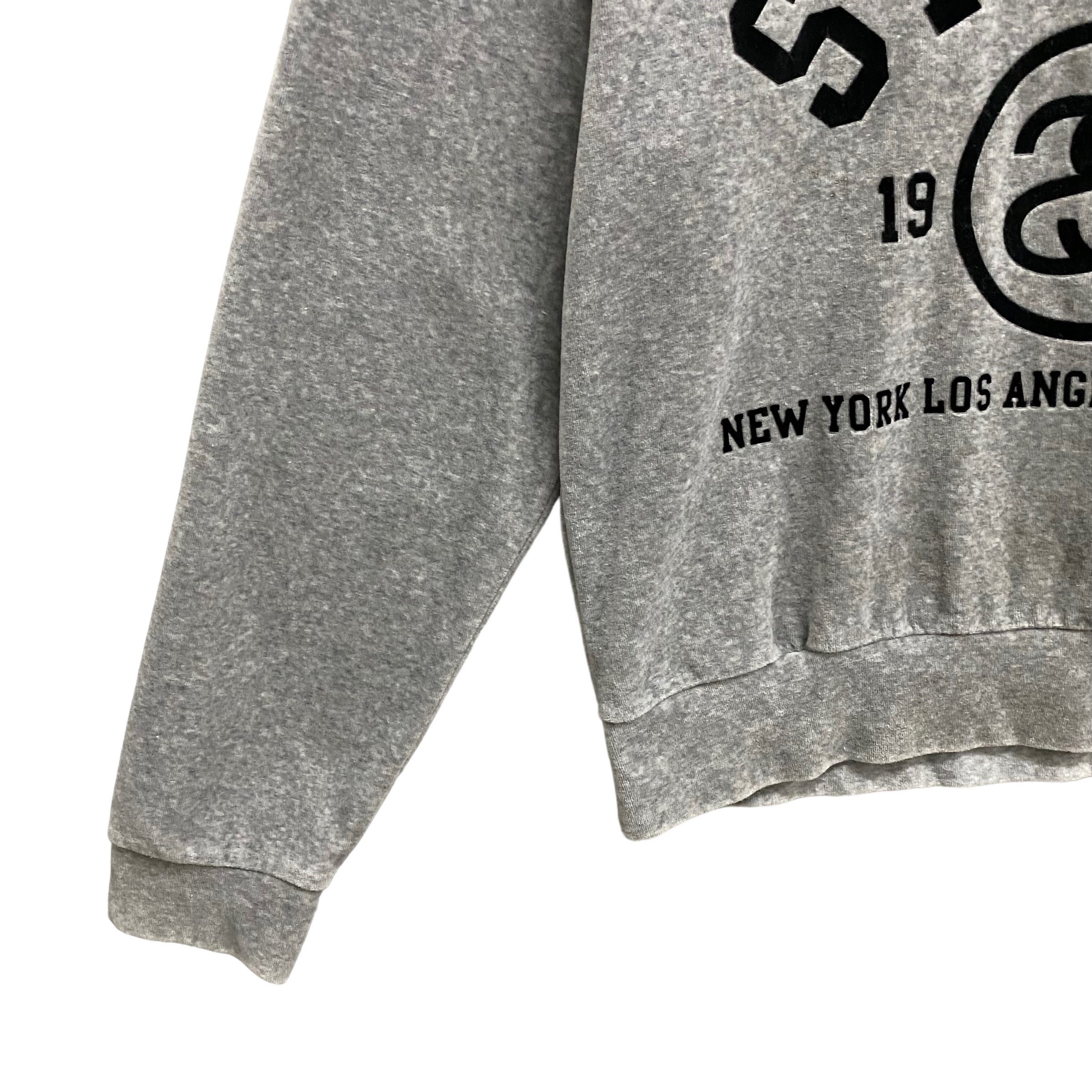 Stüssy: Men's Ss-Link Crew (Ash Heather) | DSMNY E-SHOP