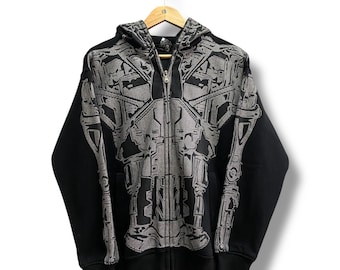 Sudadera con capucha de personaje de anime Y2K: ropa urbana japonesa vintage (talla XS)