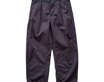 Vintage Y2K Japanese Brand GU Ballon Baggy SMALL Tapered Legs Cookman Pants