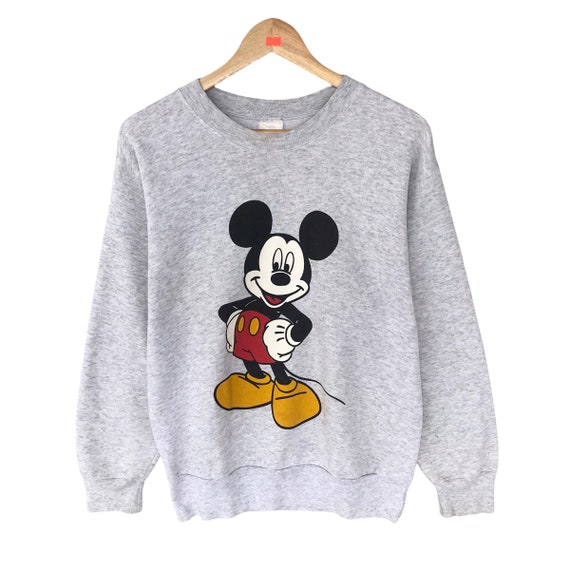 Disney grey mickey mouse sweatshirt clearance