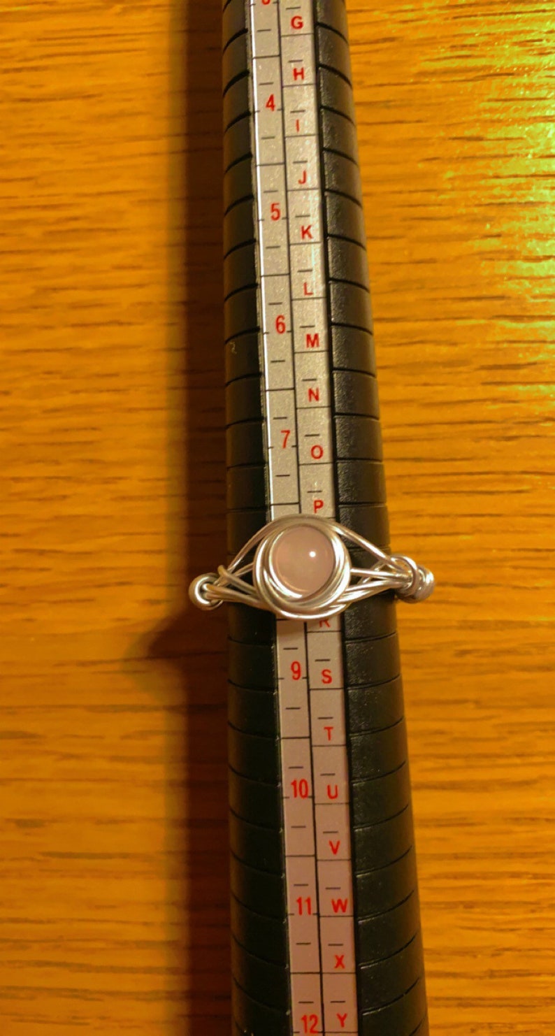 rose quartz ring
